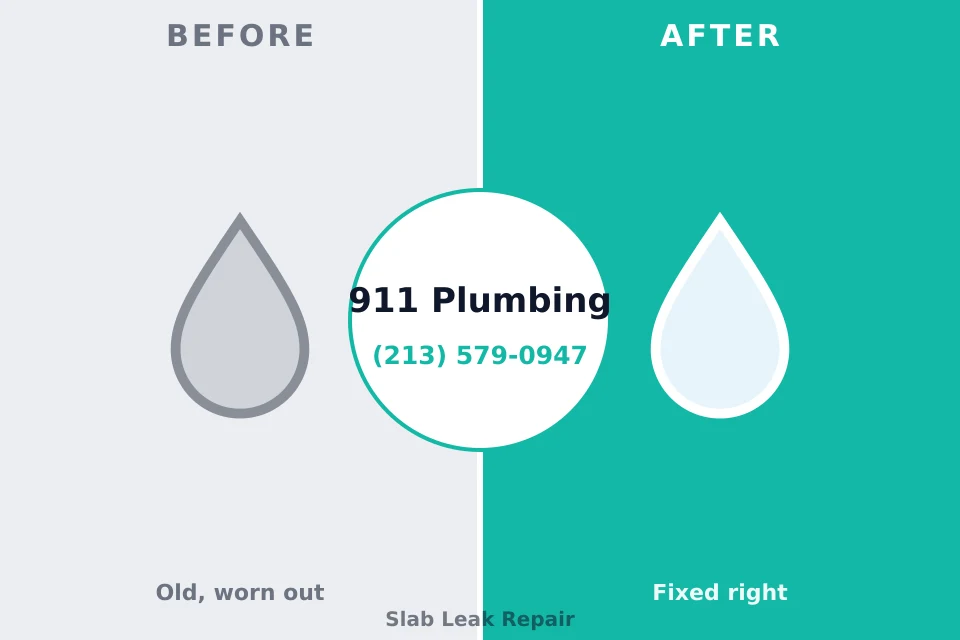 Before and after: plumbing company Northport, NY